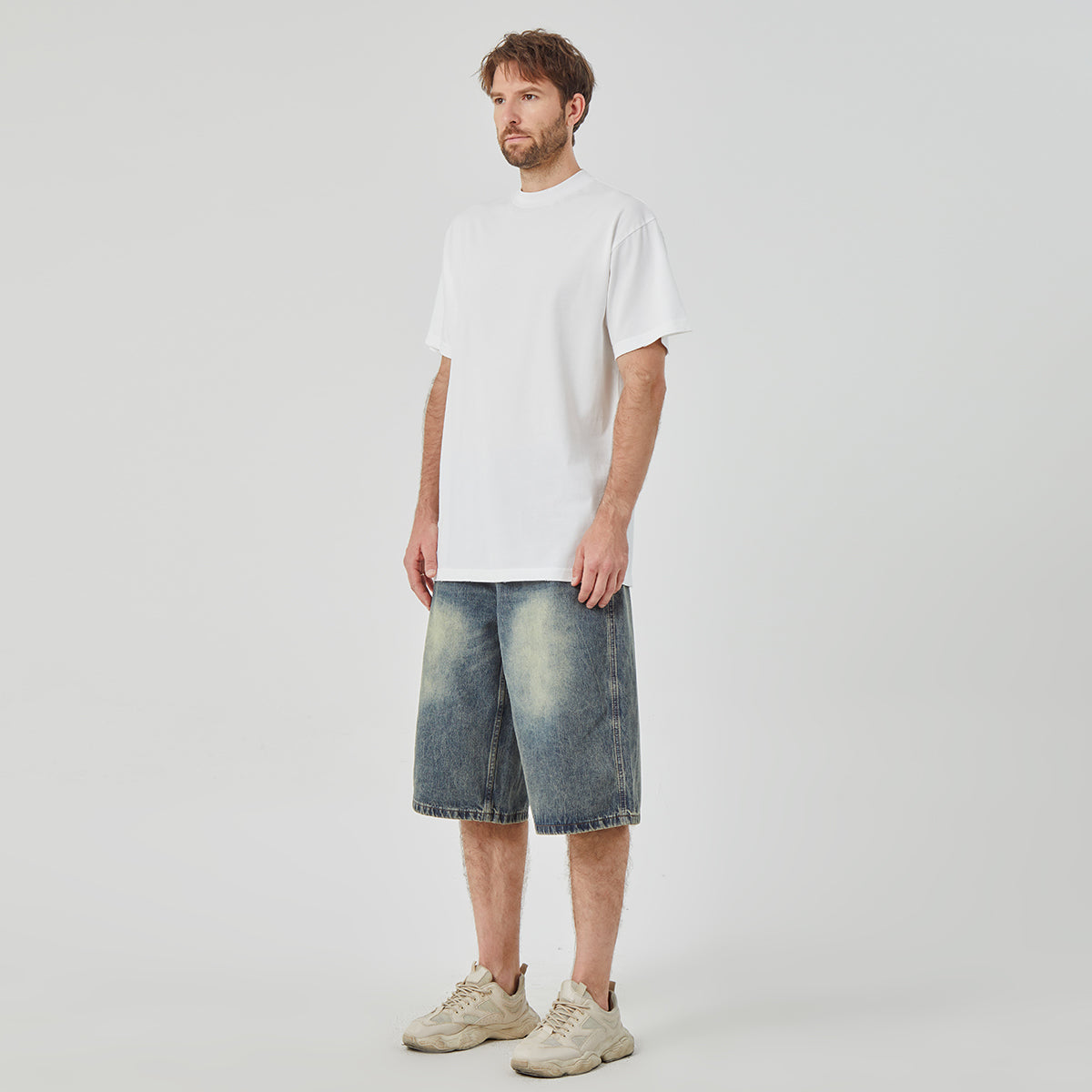 Oversized White Cotton T-shirt