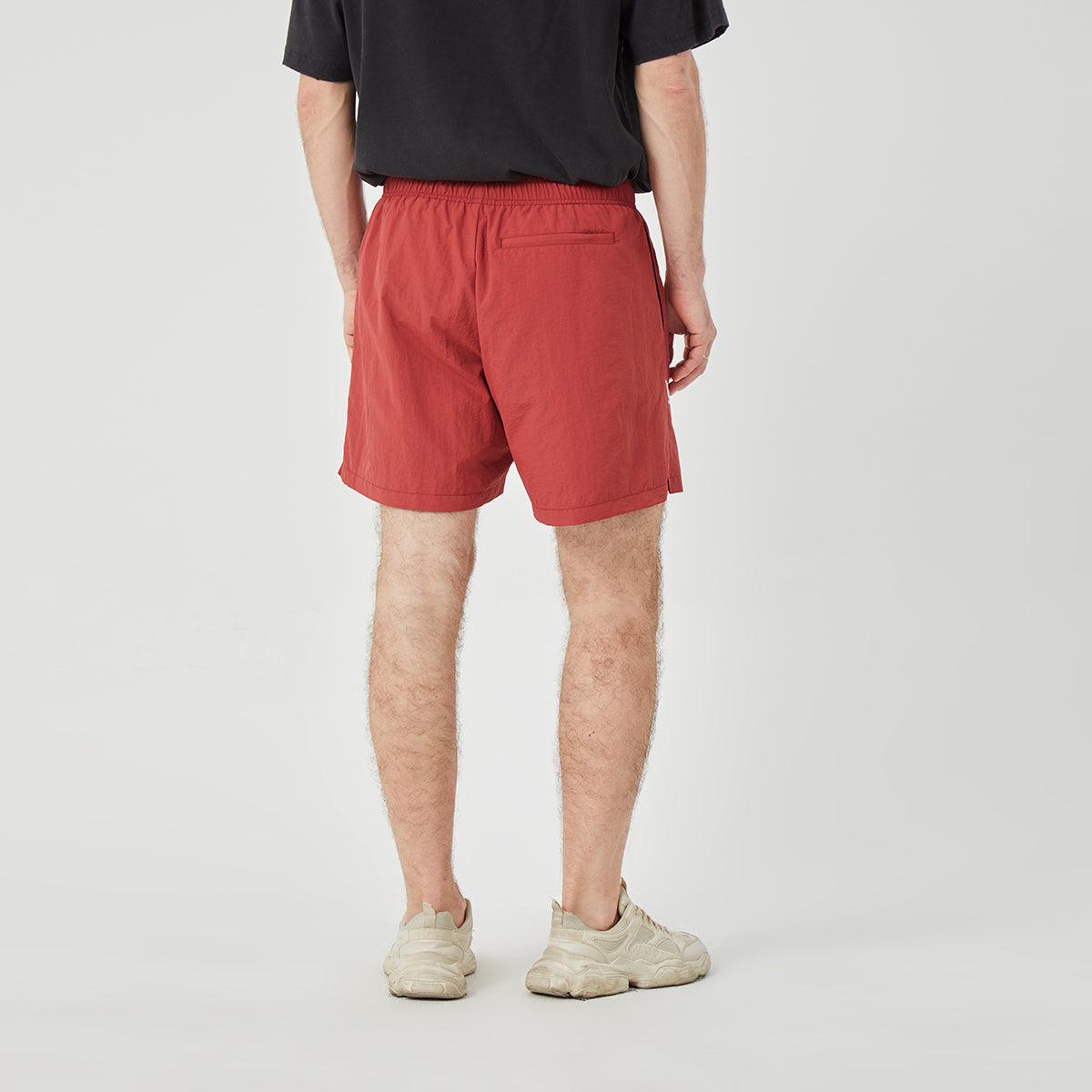 ROCK&CALEB Men’s Red Graphic Shorts