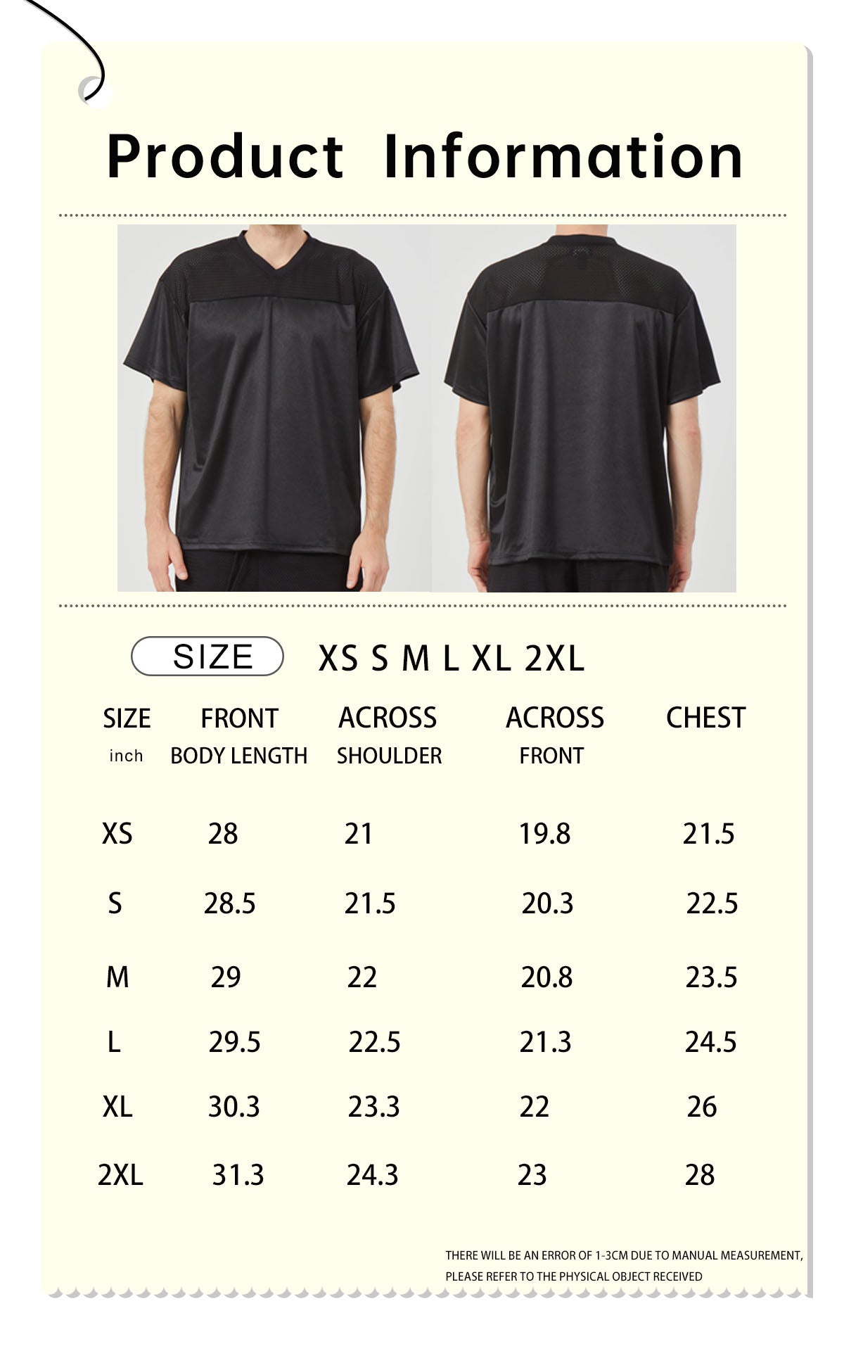 ROCK&CALEB Men’s Black Short - Sleeve Athletic Shirt