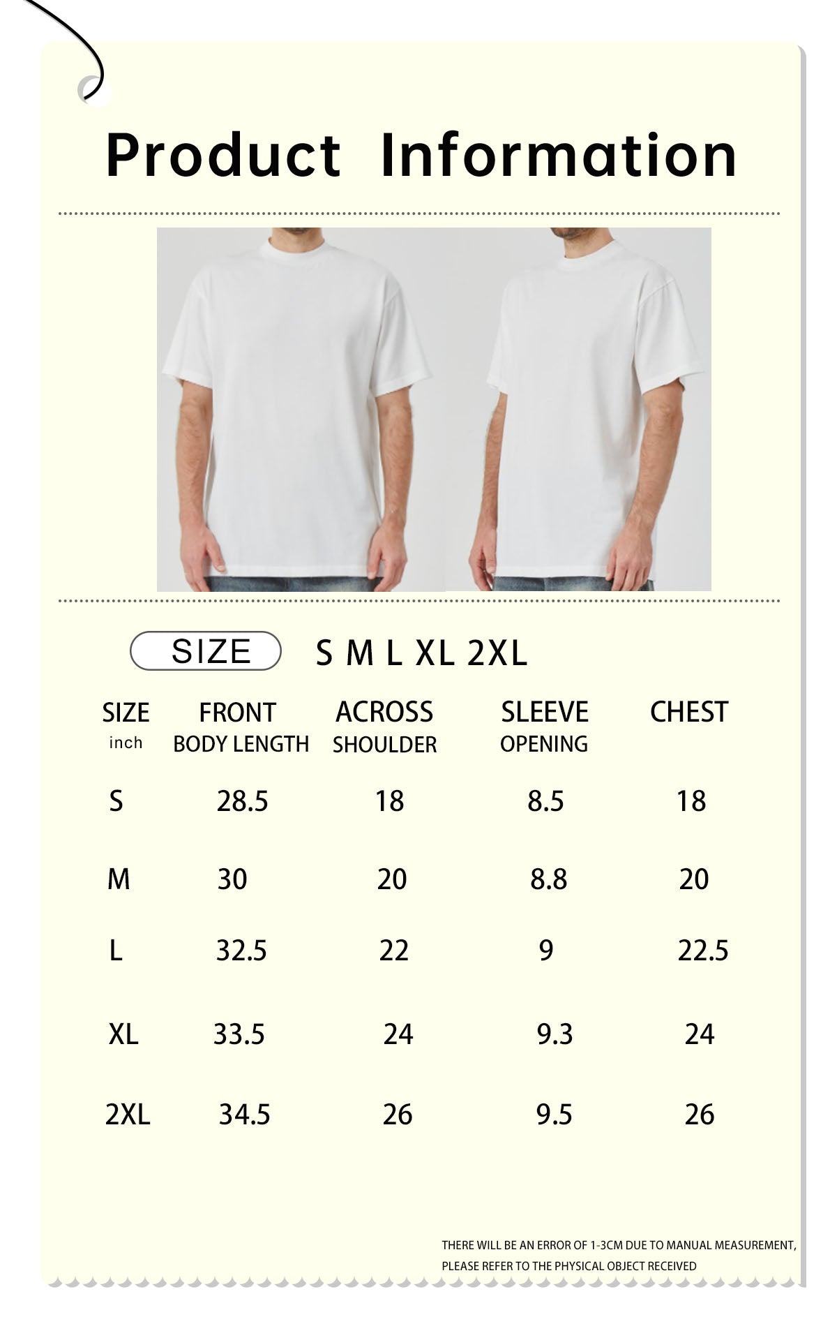 Oversized White Cotton T-shirt